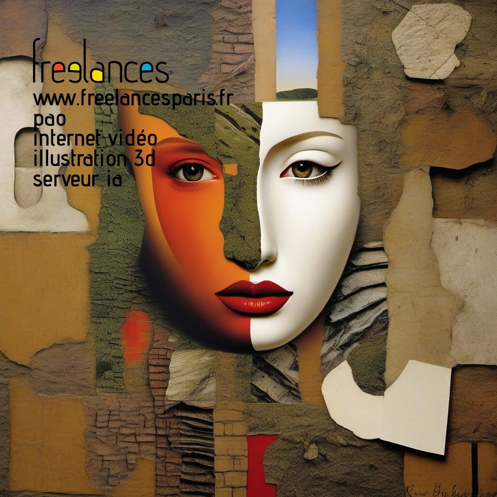 Pao mise en page internet vidéo illustration 3d serveur IA générative AI freelance paris studio de création magazines 49wo96q0